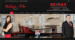 Desktop Screenshot of melissaandpete.com